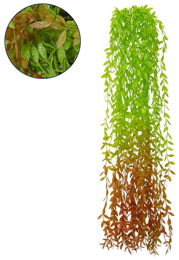Τεχνητό Κρεμαστό Φυτό Τέφρα 78057 30x10x100cm Green-Brown GloboStar Polyester,Plastic