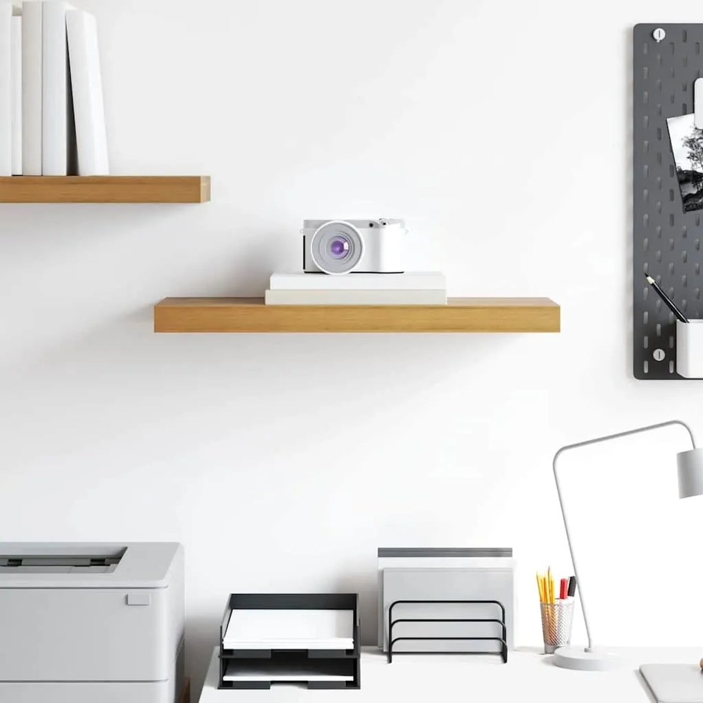 vidaXL Ράφι Τοίχου Επιτοίχιο Καφέ 50 x 23 x 4 εκ. Επεξεργασμένο ξύλο