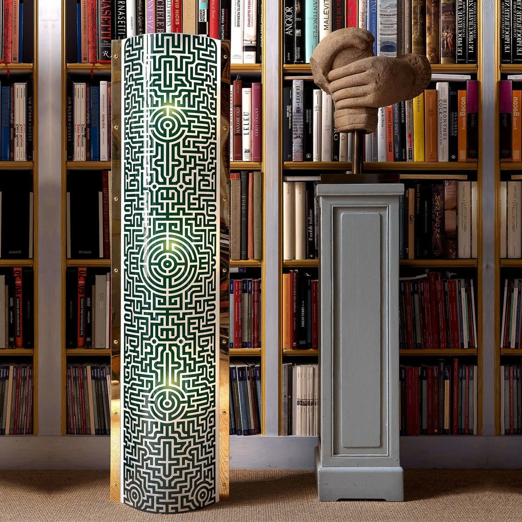 Φωτιστικό Δαπέδου Tube XL Labyrinth Slamp Aluminium, Polypropylene