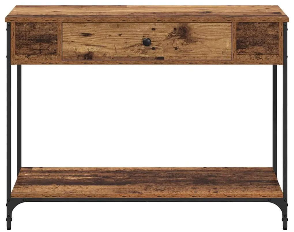 vidaXL Τραπέζι κονσόλας Other Παλαιό ξύλο 100 x 34.5 x 75 εκ.