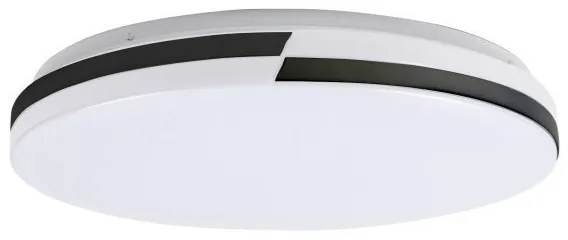 Πλαφονιέρα Φωτιστικό Οροφής LED 24W 3000K Φ38 IP20 Epistar Spotlight-3256-Μαύρο 3256