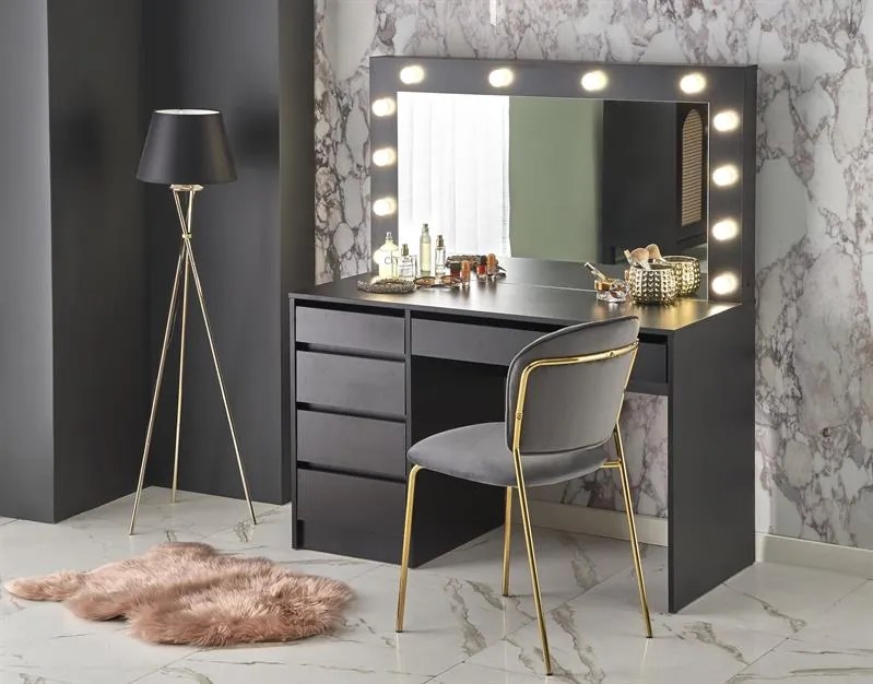 HOLLYWOOD color: black DIOMMI V-PL-HOLLYWOOD_XL-TOALETKA-CZARNY DIOMMI-60-22222