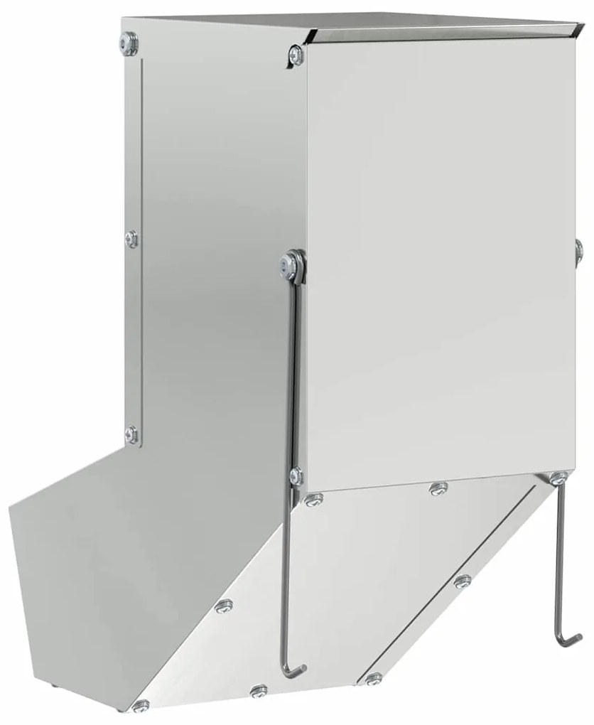 vidaXL Ταΐστρα Χαμστεριών Ασημί 12,5 x 26 x 28,5 εκ