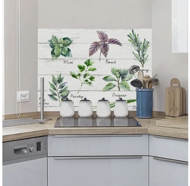Πλάτη προστασίας τοίχου εστιών κουζίνας Shabby Spices L 67264 Ango-67264-Γκρι 67264