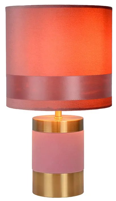 Φωτιστικό Επιτραπέζιο Lucide 10500-81-66 EXTRAVAGANZA FRIZZLE Ροζ (Pink)|Χρυσό Χρώμα (Gold Coloured)