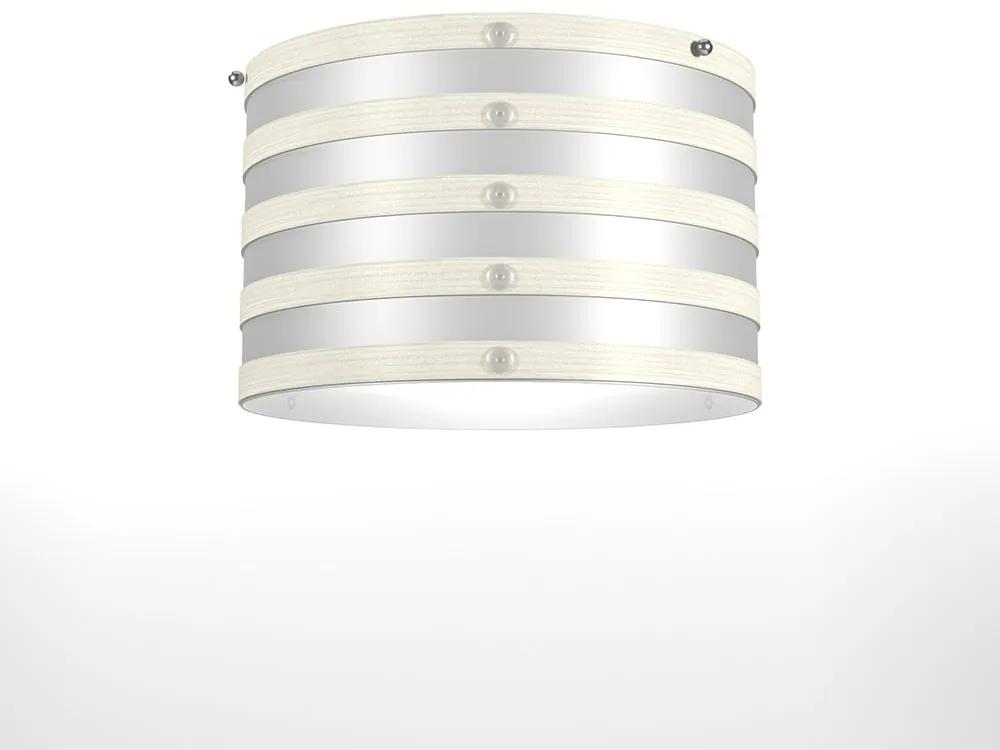 Φωτιστικό Κρεμαστό Milan Μονόφωτο Λευκό (PP+PVC) Ε27 32x32x80cm
