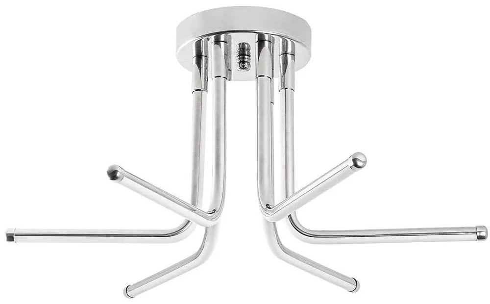 Φωτιστικό Οροφής - Πλαφονιέρα Leddaisy 119FRS1560 55x55x25cm Led 28W 3000K Chrome Opviq