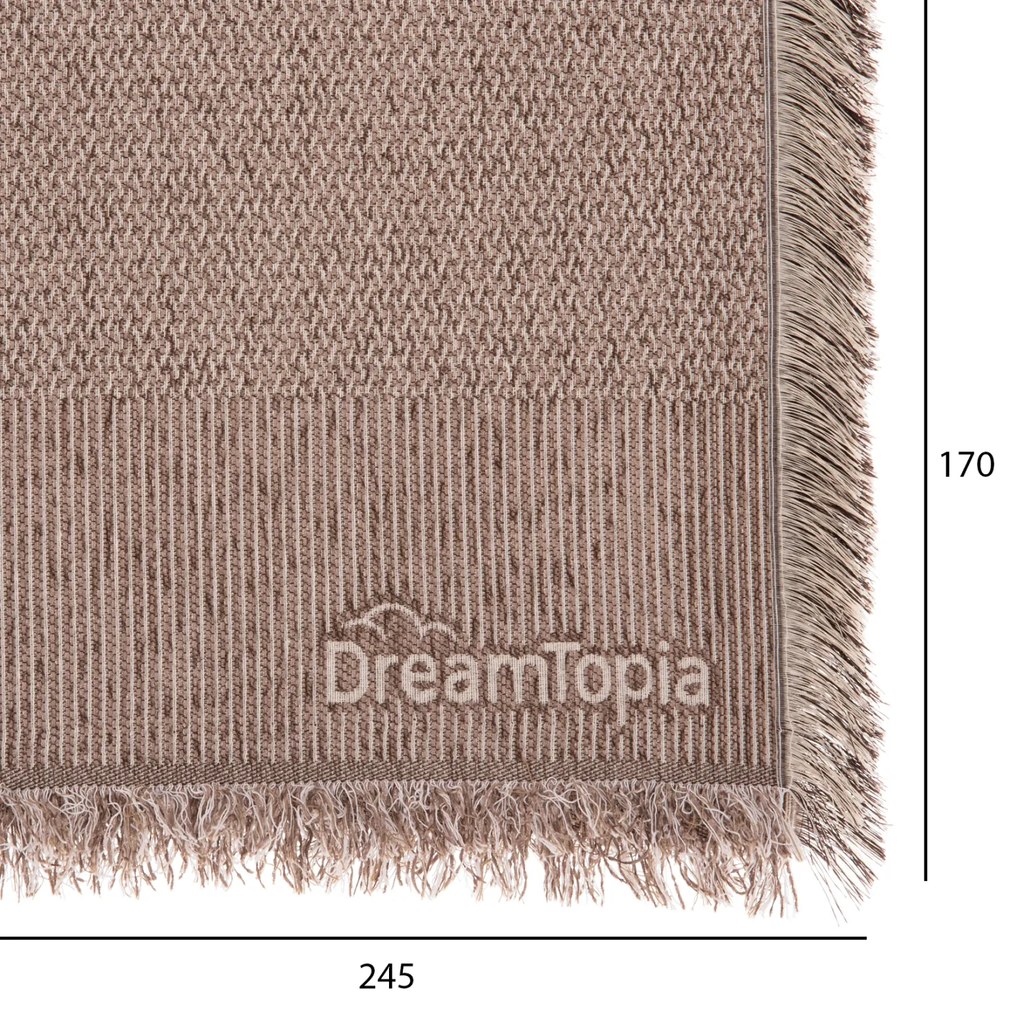 ΡΙΧΤΑΡΙ ME ΚΡΟΣΙΑ DREAMTOPIA HM12162.10 ΣΕ ΚΑΦΕ ΧΡΩΜΑ 245X170εκ. - 0535473 - HM12162.10