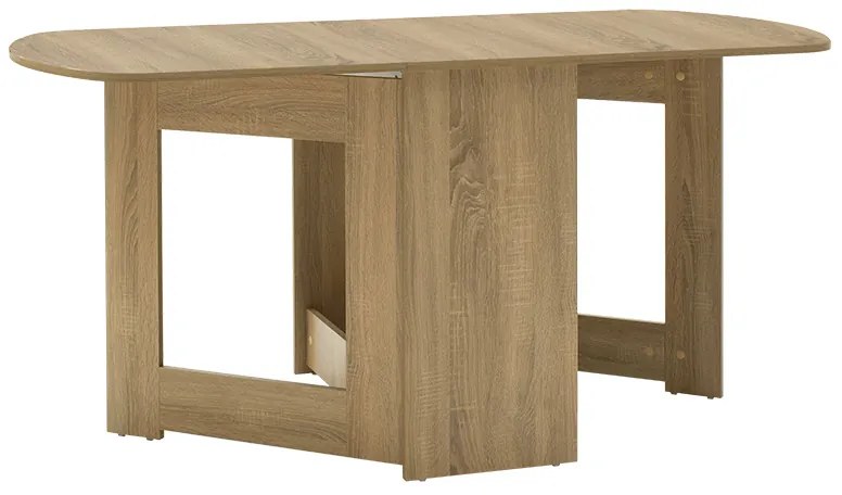 Intrahome Τραπέζι Nadine Intrahome πολυμορφικό-επεκτεινόμενο χρώμα sonoma 160x80x76.5εκ | SKU: INTRAPA-150111169