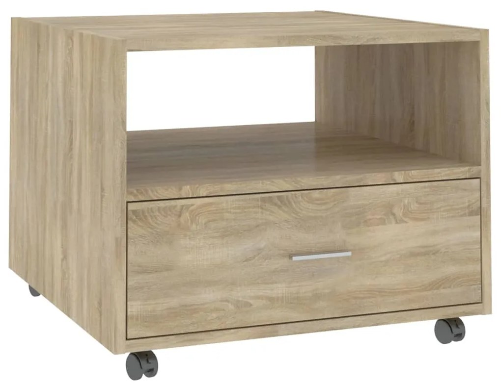vidaXL Τραπεζάκι Σαλονιού Sonoma Δρυς 55 x 55 x 40 εκ. Επεξεργ. Ξύλο