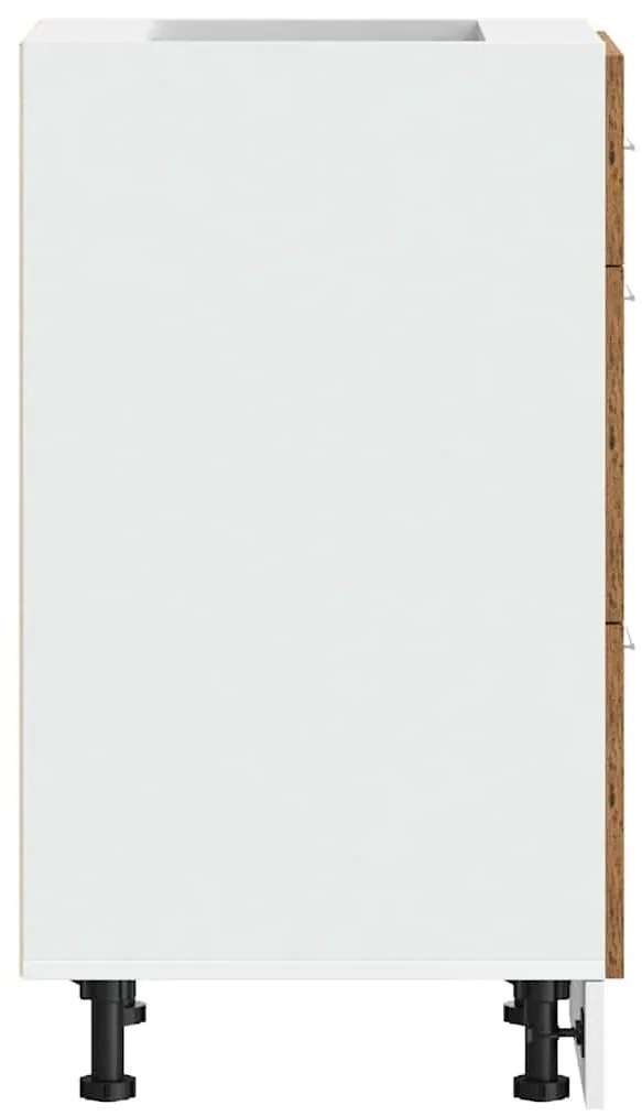 vidaXL Κάτω ντουλάπι Lyon Παλιό ξύλο 40x46x81,5 cm Κατασκευασμένο ξύλο