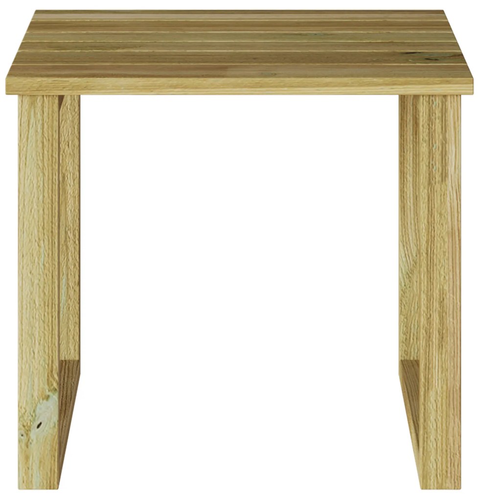 vidaXL Τραπέζι Ξαπλώστρας 40x40x36 cm Εμποτισμένο Ξύλο Πεύκου