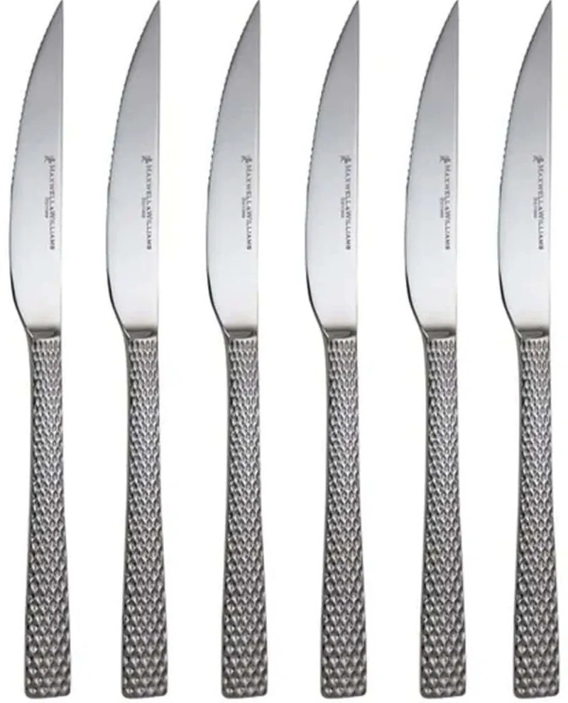 Μαχαίρια Κρέατος Diamonds (Σετ 6Τμχ) MY0140 26,5cm Inox Maxwell&amp;Williams Κεραμικό