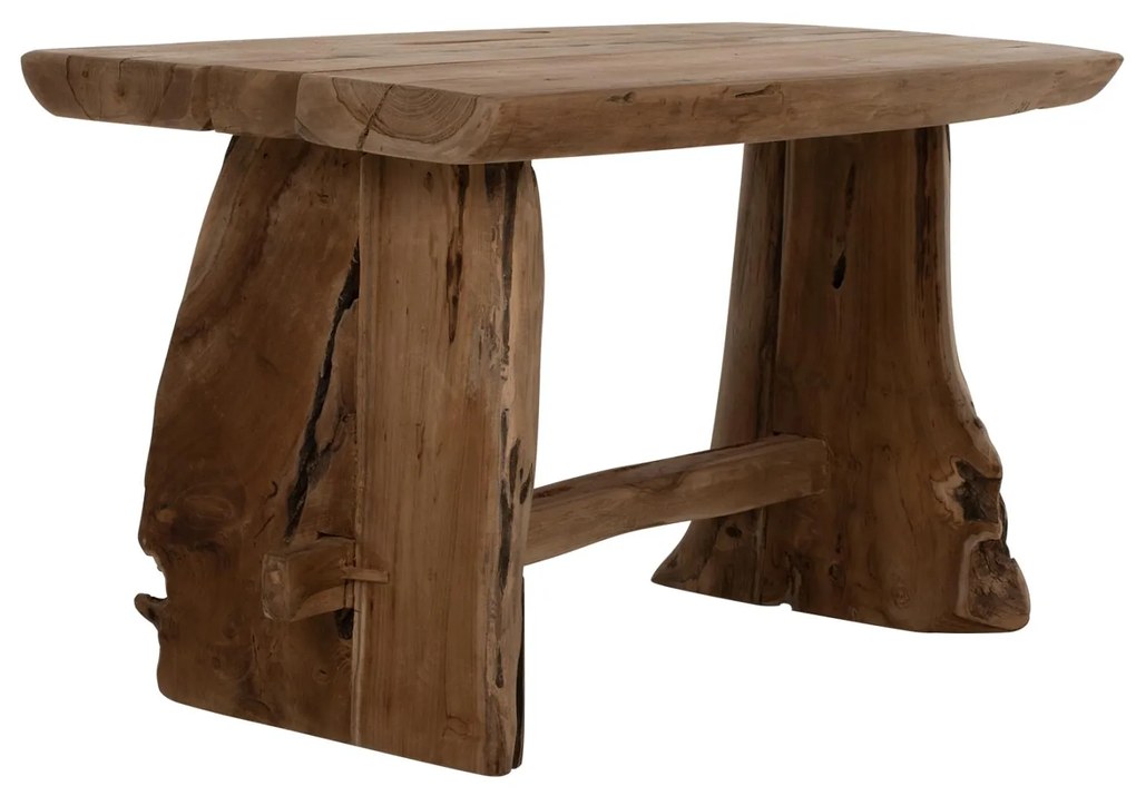 Παγκάκι YEDI C9347 Μασίφ Ξύλο Teak Φυσικό 80x40x44 εκ. 80x40x44 εκ.