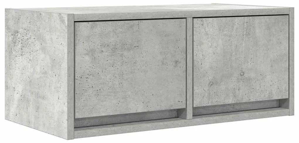 vidaXL Έπιπλο Τηλεόρασης Γκρι μπετόν 60x31x25,5 εκ. Επεξεργασμένο Ξύλο