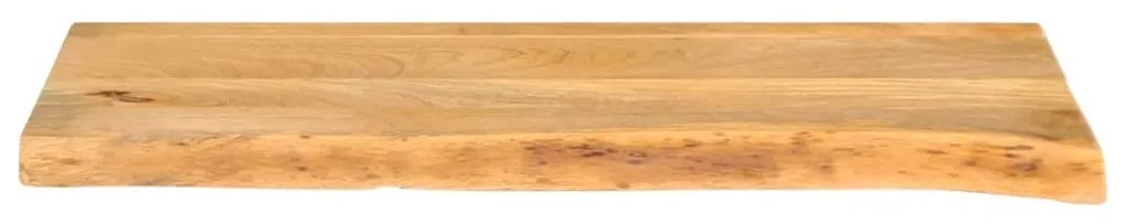 vidaXL Επιφάνεια Τραπεζιού 70x20x2,5 εκ. Live Edge Μασίφ Ξύλο Μάνγκο