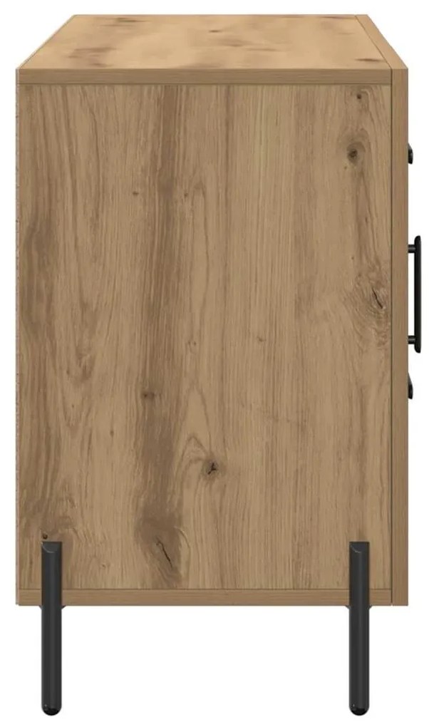 vidaXL Σκευοθήκη Δρυς τεχνίτης 100x36x60 cm Κατασκευασμένο ξύλο