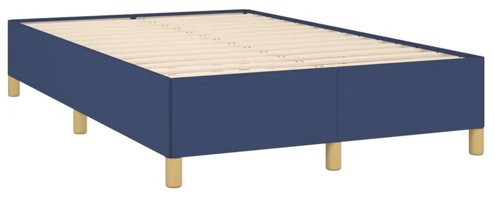 ΚΡΕΒΑΤΙ BOXSPRING ΜΕ ΣΤΡΩΜΑ ΜΠΛΕ 120X190 ΕΚ. ΥΦΑΣΜΑΤΙΝΟ 3270403