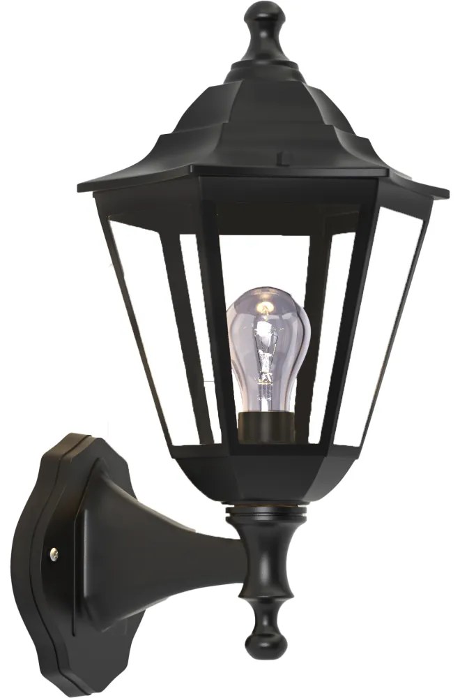 it-Lighting Redfish 1xE27 Outdoor Wall Lamp Black D:36cmx23.5cm 80202614