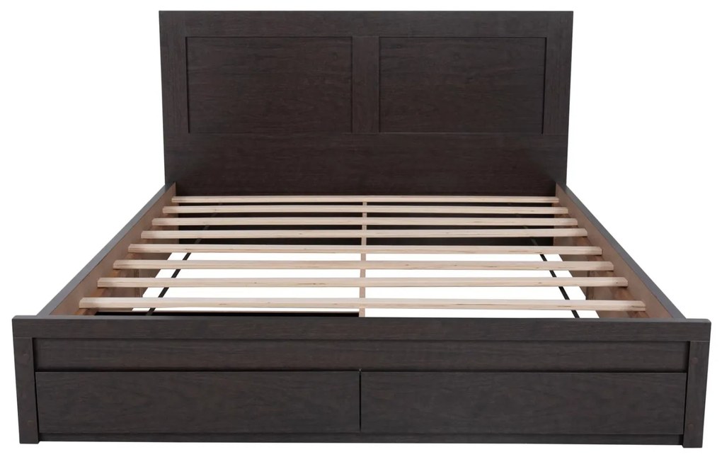Κρεβάτι CAPRI Διπλό με 2 Συρτάρια Βέγγε 160x200 εκ. 166.5x207x92.5 εκ.