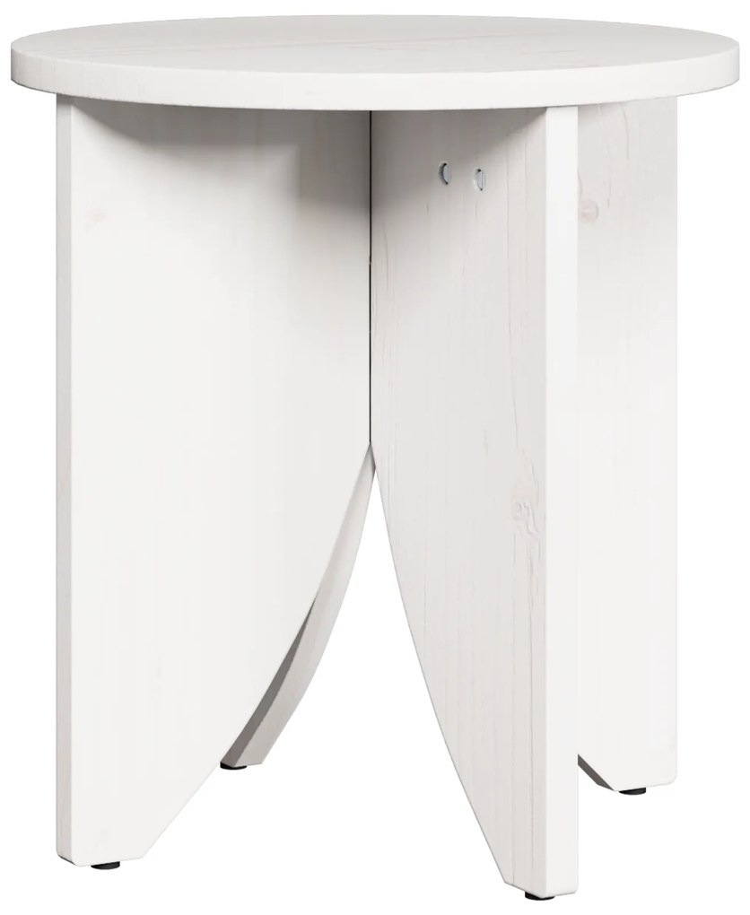 vidaXL Σετ Τραπεζιού Για Καφέ 2 pcs Λευκό 41.5 x 41.5 x 44 cm