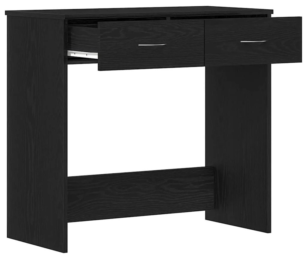 vidaXL Γραφείο Μαύρη Οξυά 80 x 40 x 75 εκ. Επεξεργασμένο ξύλο