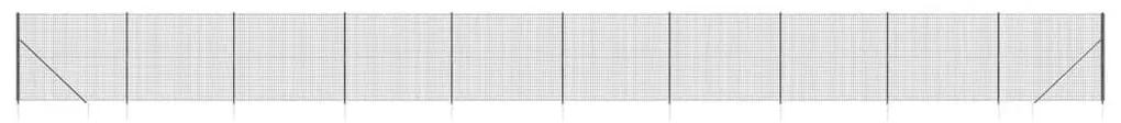 Συρματόπλεγμα Περίφραξης Ανθρακί 1,4 x 25 μ. με Καρφωτές Βάσεις - Ανθρακί