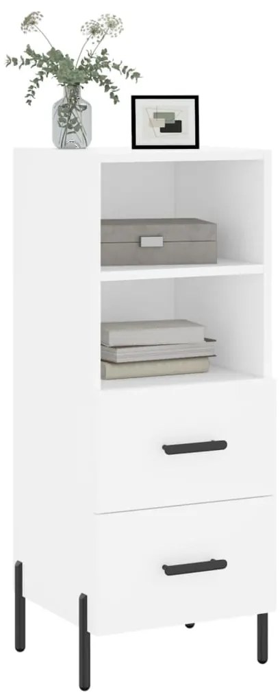 vidaXL Ντουλάπι Λευκό 34,5 x 34 x 90 εκ. από Επεξεργασμένο Ξύλο