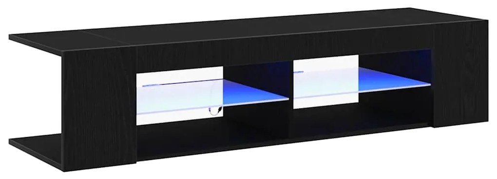 vidaXL Ντουλάπι TV Μαύρο 135 x 39 x 30 εκ Επεξεργασμένο ξύλο