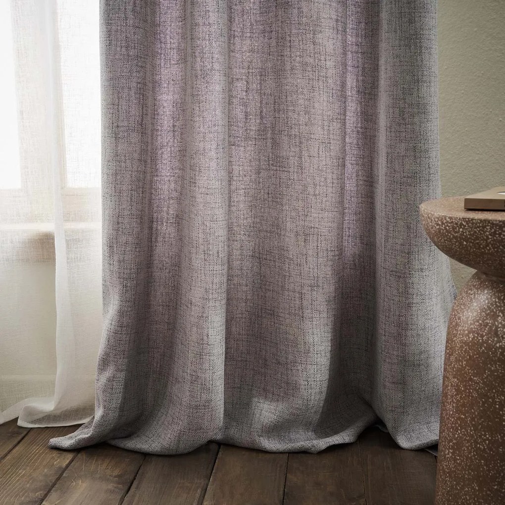 Κουρτίνα (140x295) Με Τρέσα Gofis Home Magna Grey 495/15