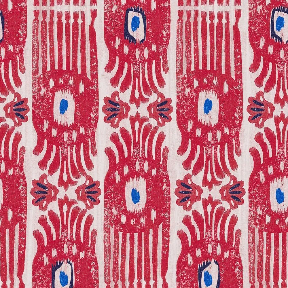 Ταπετσαρία Ikat WP20819 Multi-Red MindTheGap 52x900cm