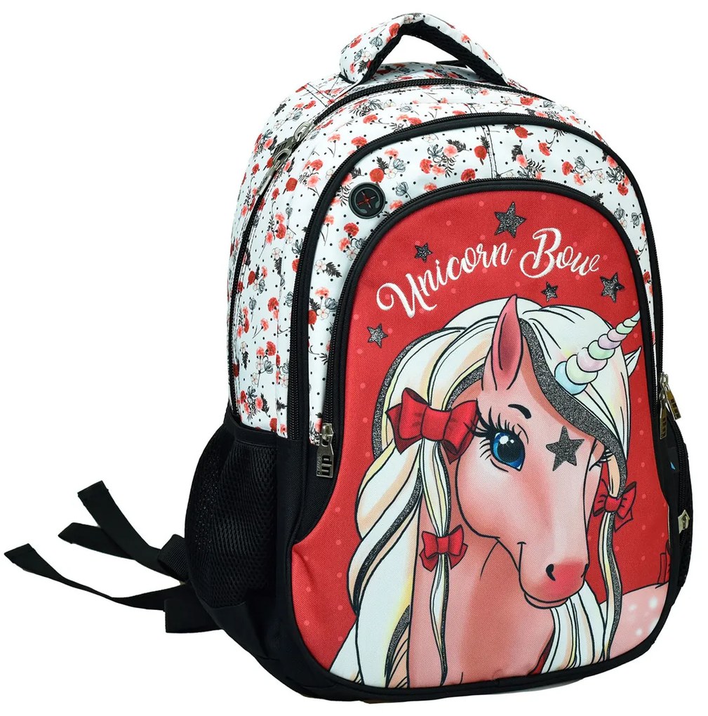 Σχολική Τσάντα Δημοτικού (30x28x48) Back Me Up Unicorn Bow