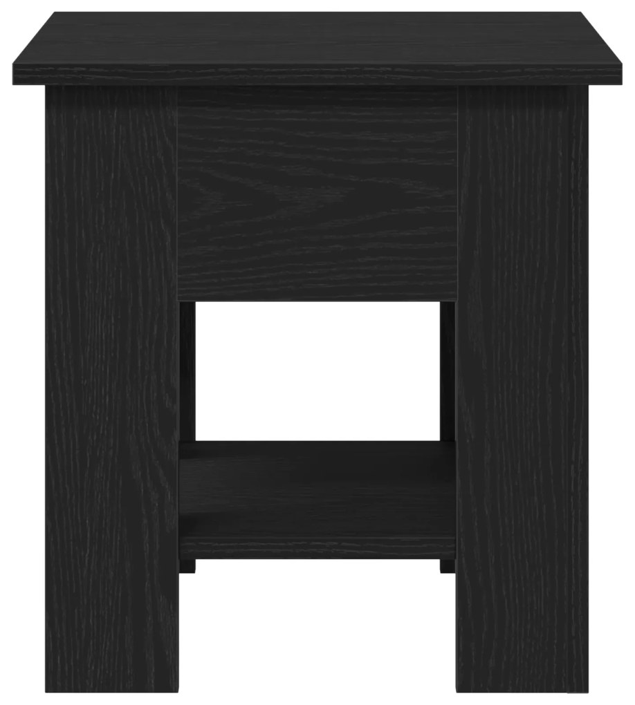 vidaXL Τραπεζάκι καφέ Μαύρο Δρυς 40x40x42 εκ. Επεξεργασμένο ξύλο