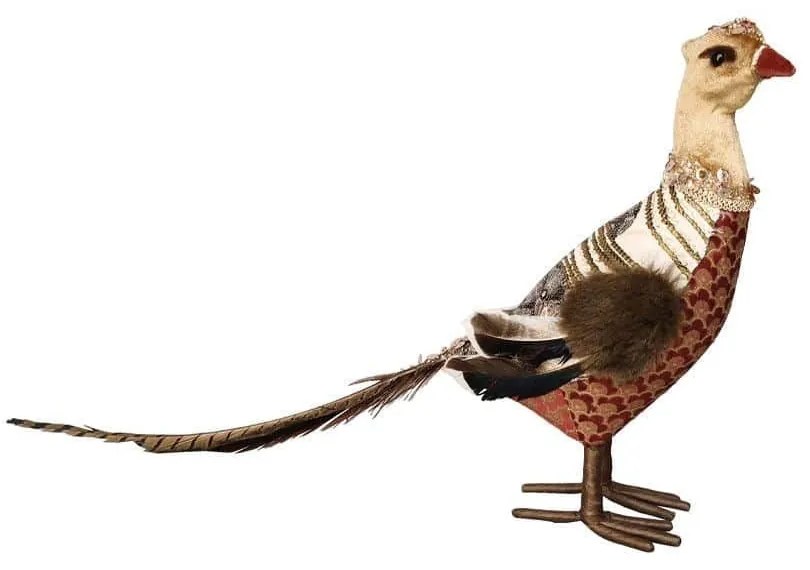 Χριστουγεννιάτικη Φιγούρα Pheasant Brocade B 030252 31x11x26cm Multi