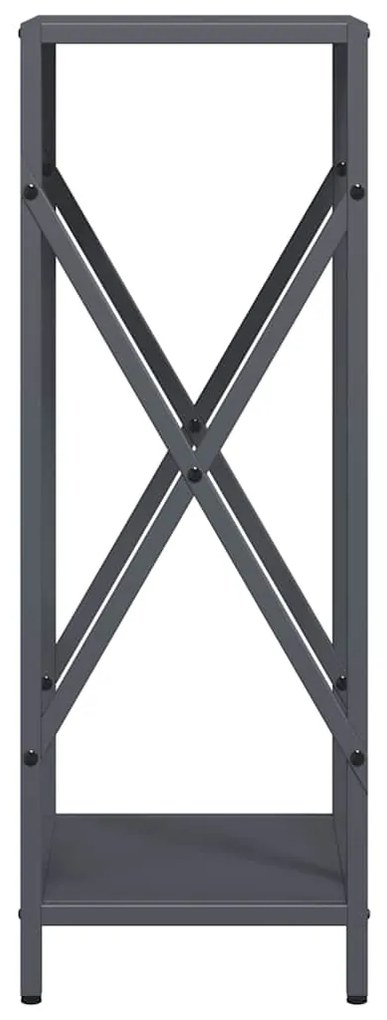 Ράφι για καυσόξυλα Ανθρακί 34x25x70 cm Ατσάλι ψυχρής έλασης 864321