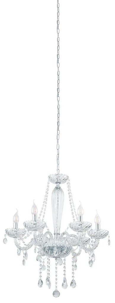 Φωτιστικό Οροφής Basilano 1 39099  Clear Eglo Metal, Glass