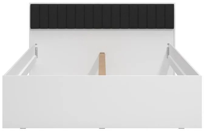 Ξύλινο Κρεβάτι Varadero 160 Λευκό - Γκρί 160x200 εκ. 175x206x92 εκ.
