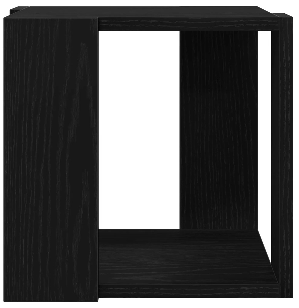 vidaXL Τραπεζάκι καφέ Μαύρος δρυός MDF 32 x 32 x 30 εκ. Απλό Τετράγωνο
