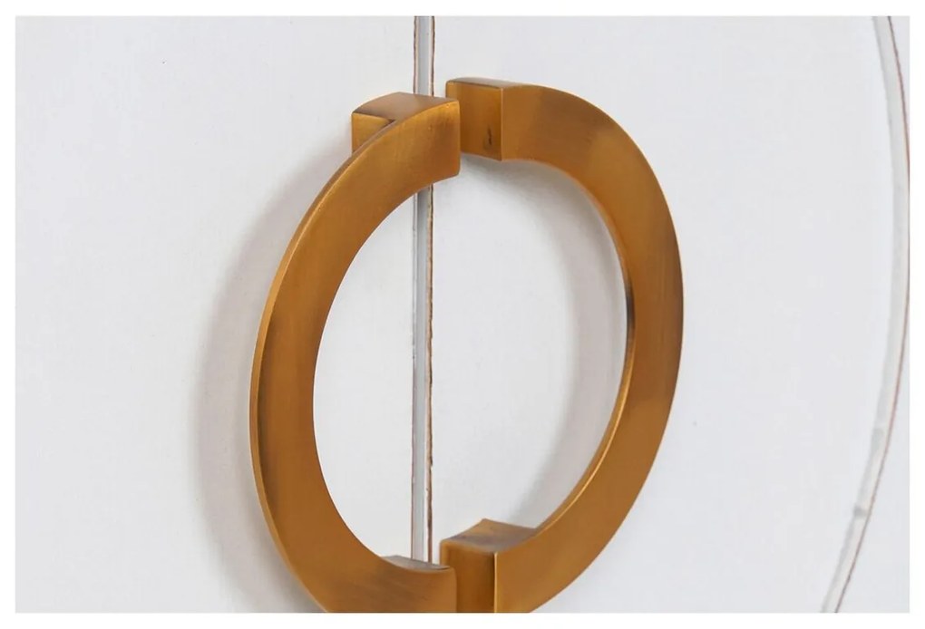 Σκευοθήκη DKD Home Decor Kamakura Λευκό Χρυσό Μέταλλο Λεύκες 150 x 50 x 80 cm (150 x 50 x 80 cm)