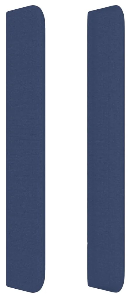 vidaXL Κεφαλάρι με Πτερύγια Μπλε 93x16x118/128 εκ. Υφασμάτινο