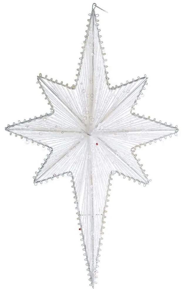 Χριστουγεννιάτικο Στολίδι Αστέρι 79928 30x47cm White