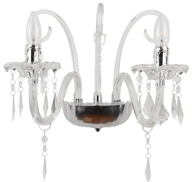 Απλίκα Τοίχου Aca Giza SF633122W Clear