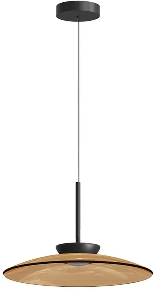 Φωτιστικό Οροφής 25274 Φ50x33cm Dim Led 1834lm 31W Tawny Brown-Black