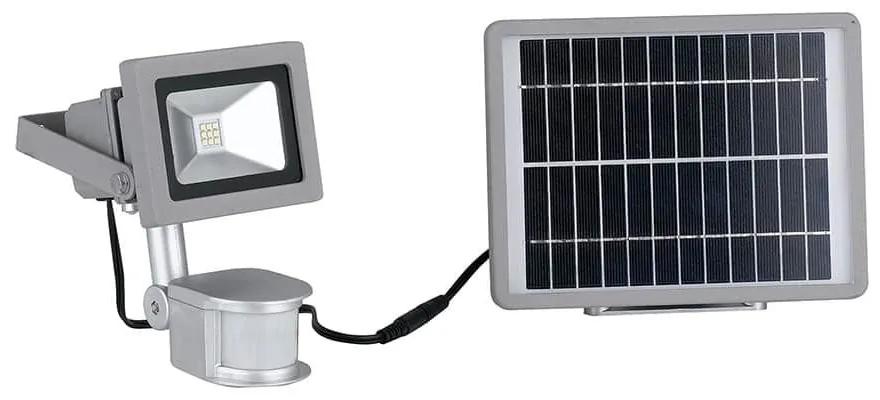 Προβολέας Ηλιακός LED-Elios-Solar 620lm 4000K 16,4x11,5xcm Silver Intec