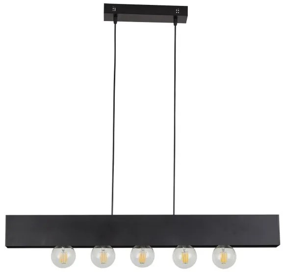 Κρεμαστό Φωτιστικό Οροφής 5xE27 Μαύρο Tale 77-8254 Homelighting-77-8254-Μαύρο 77-8254