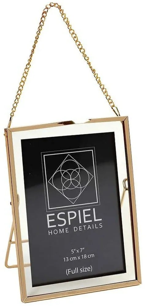 Κορνίζα FAM724 20x25cm Gold Espiel Μέταλλο