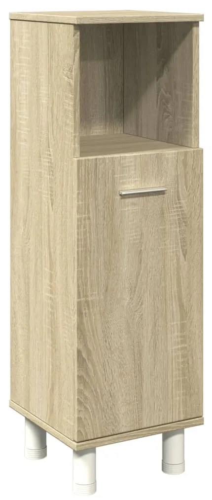 vidaXL Ντουλάπι Μπάνιου Sonoma Δρυς 30,5x30x95 εκ. Επεξεργασμένο Ξύλο