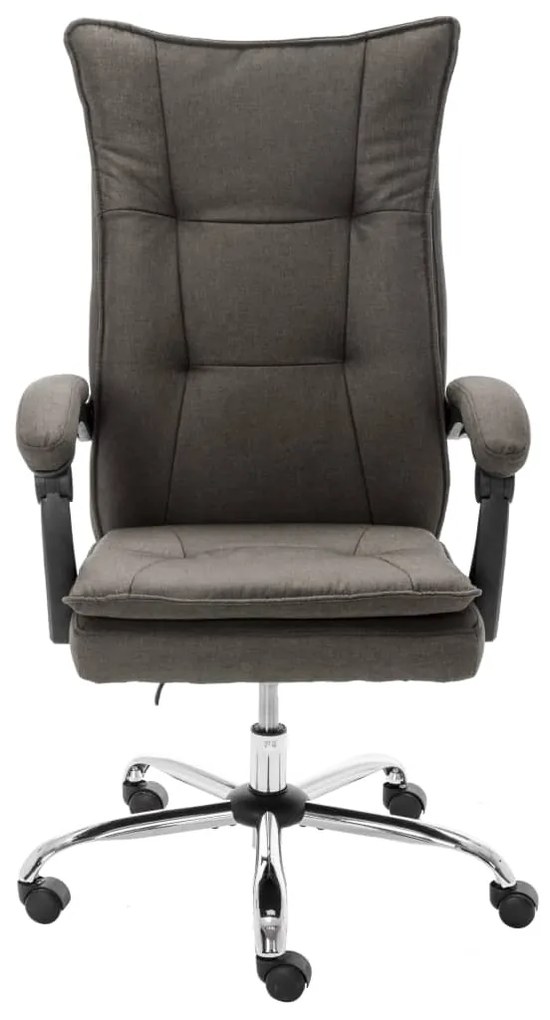 vidaXL Καρέκλα Γραφείου Γκρι Υφασμάτινη