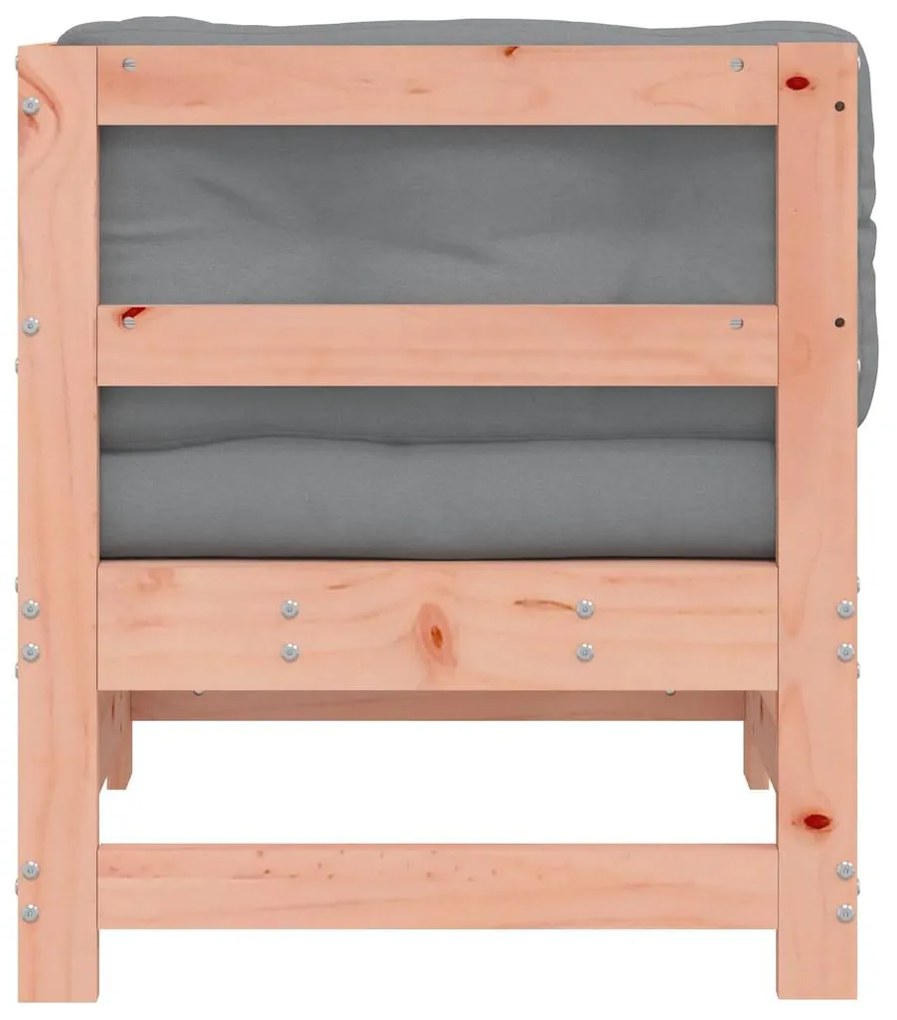 vidaXL Καναπές Γωνιακός με Μαξιλάρια από Μασίφ Ξύλο Ψευδοτσούγκας