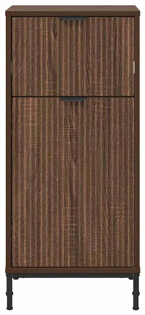 vidaXL Ντουλάπι Μπάνιου Καφέ δρυς 39.5 x 36 x 88 εκ Επεξεργασμένο ξύλο